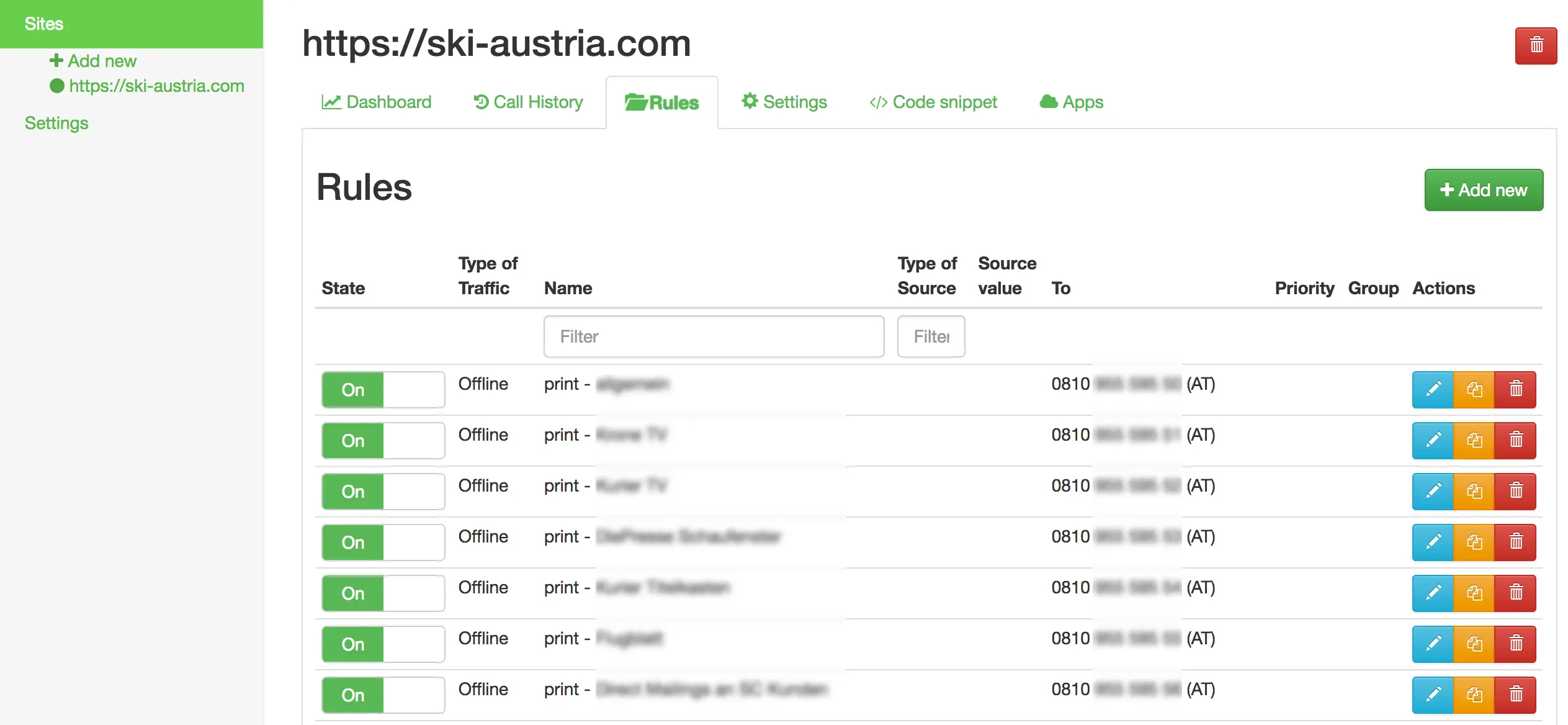 CallTrack screenshot 3