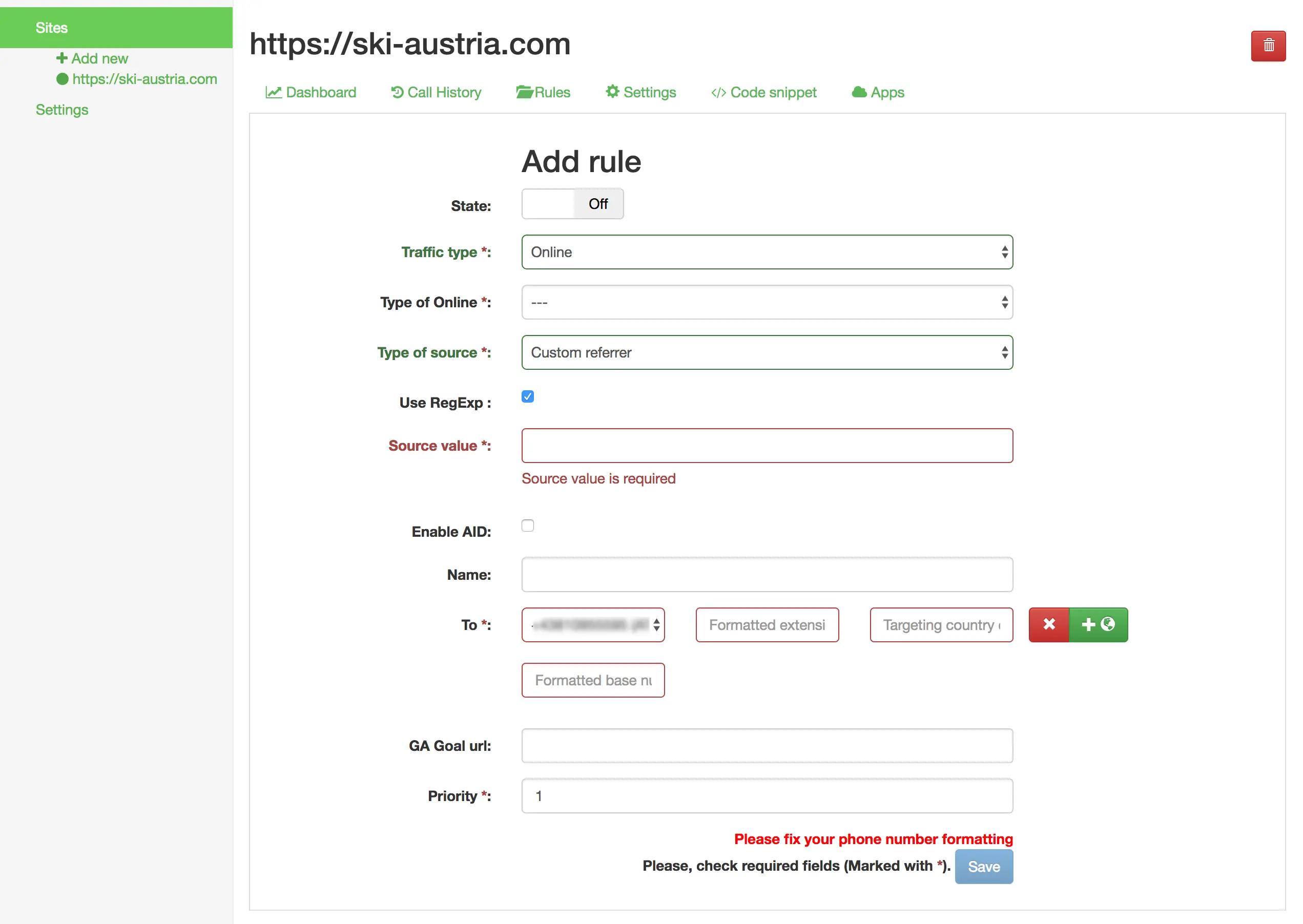 CallTrack screenshot 4