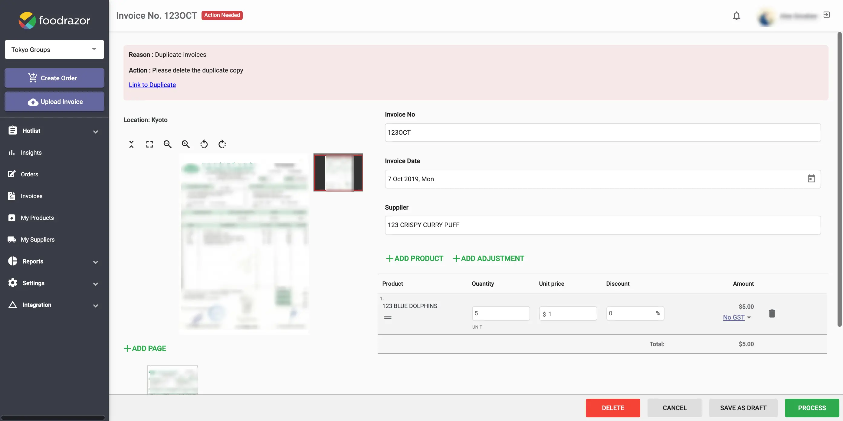 FoodRazor screenshot 3