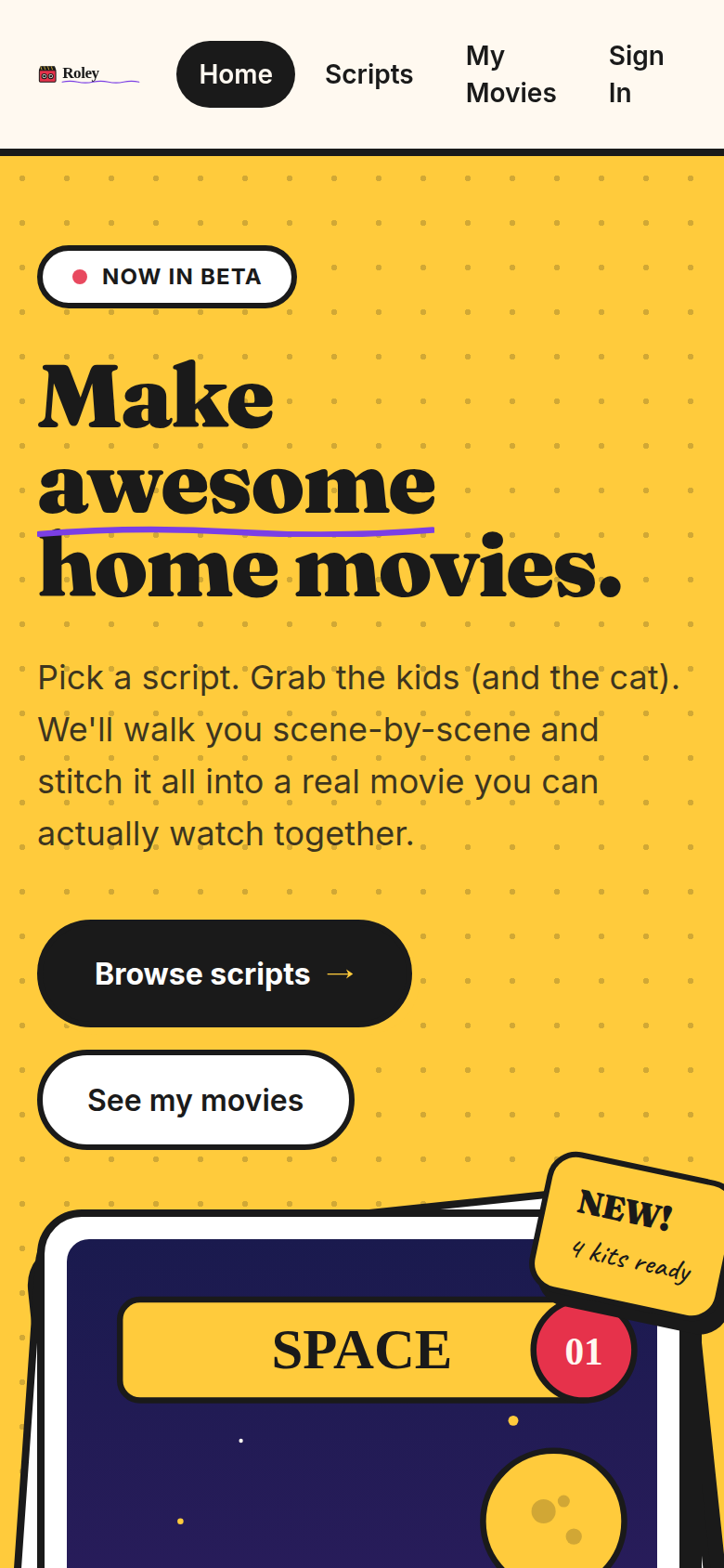 Roley — Make a Movie! screenshot 1