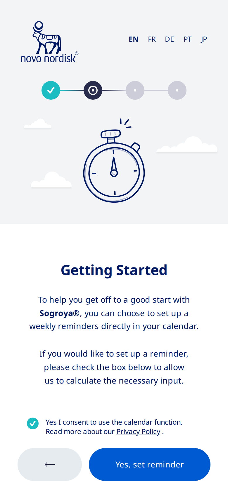 Sogroya Dose Reminder screenshot 2